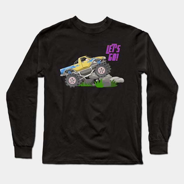 Off Road Lover Long Sleeve T-Shirt by B&C Fashion